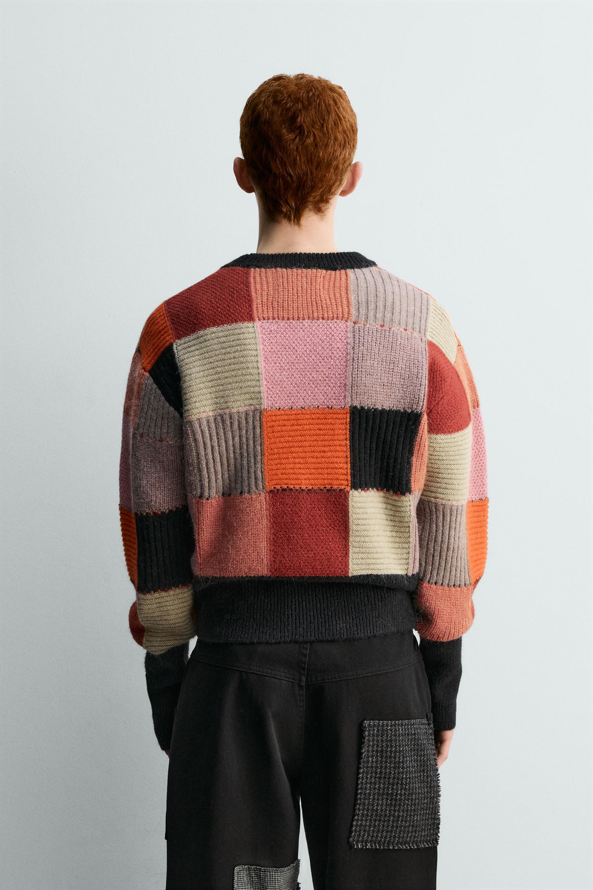 PATCHWORK JUMPER HARRY LAMBERT FOR ZARA X DISNEY